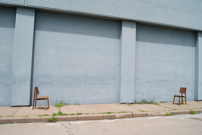 Walnut Plywood 412 Side Chair
