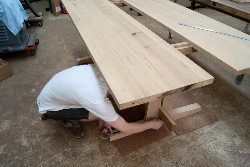 Custom Oak Dining Table