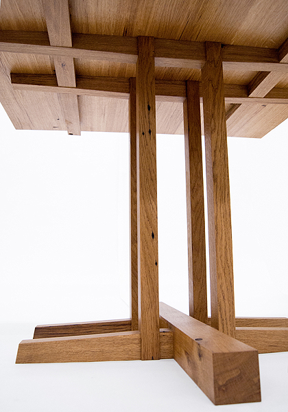 Custom Oak Kitchen Table