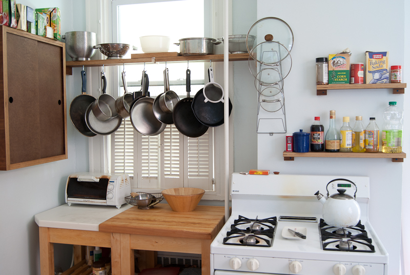 Reclaimed Rental Apartment Kitchen